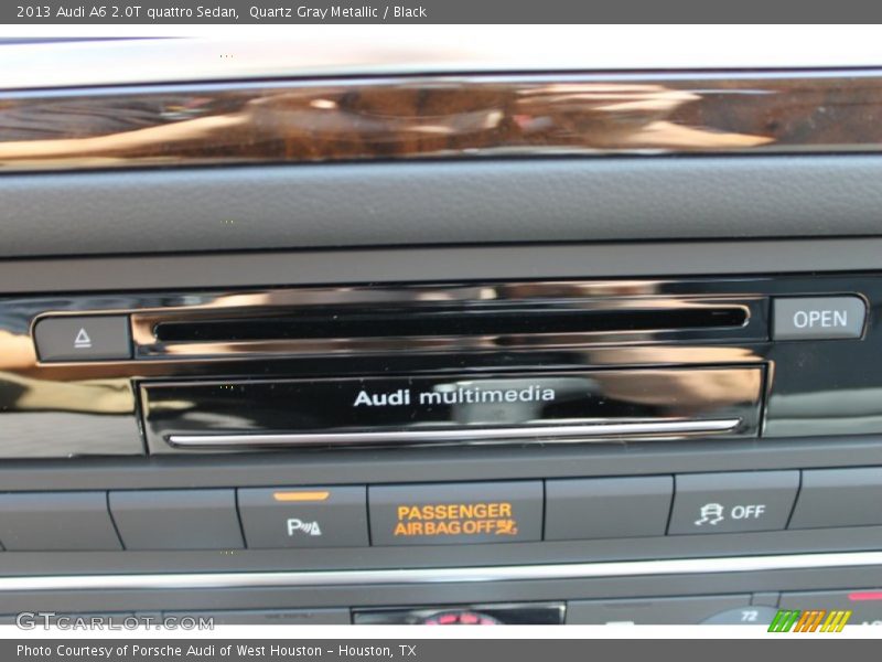 Quartz Gray Metallic / Black 2013 Audi A6 2.0T quattro Sedan