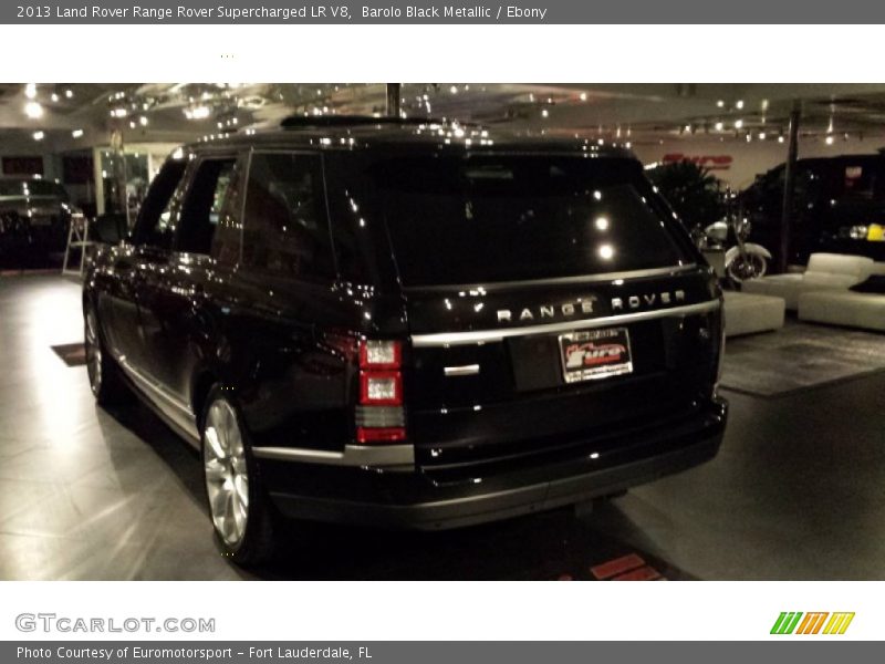 Barolo Black Metallic / Ebony 2013 Land Rover Range Rover Supercharged LR V8