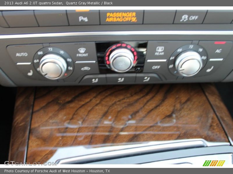 Quartz Gray Metallic / Black 2013 Audi A6 2.0T quattro Sedan