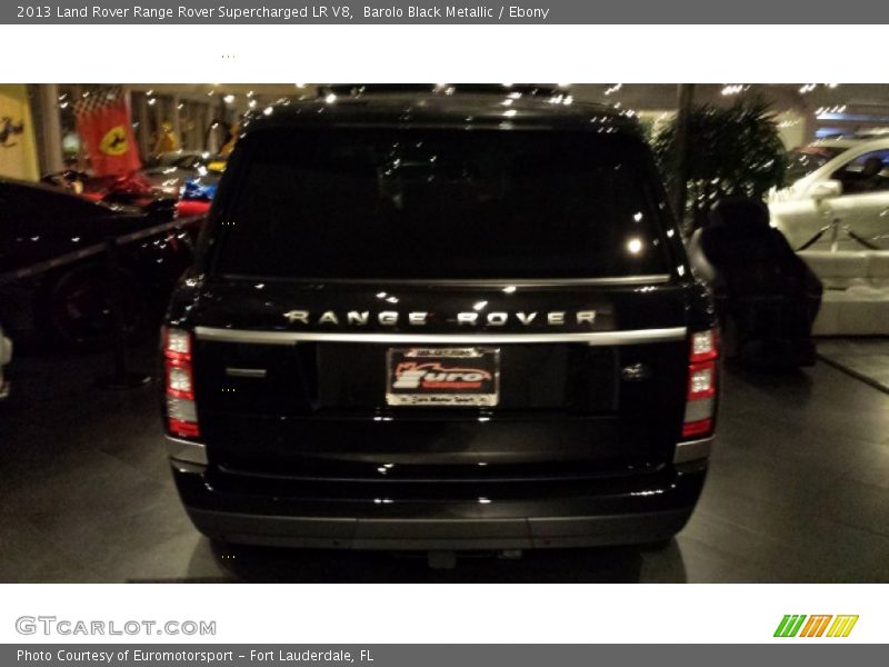 Barolo Black Metallic / Ebony 2013 Land Rover Range Rover Supercharged LR V8