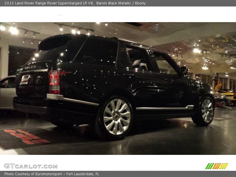 Barolo Black Metallic / Ebony 2013 Land Rover Range Rover Supercharged LR V8
