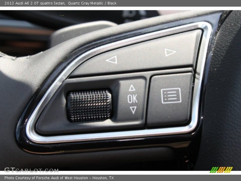 Quartz Gray Metallic / Black 2013 Audi A6 2.0T quattro Sedan