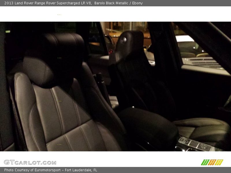 Barolo Black Metallic / Ebony 2013 Land Rover Range Rover Supercharged LR V8