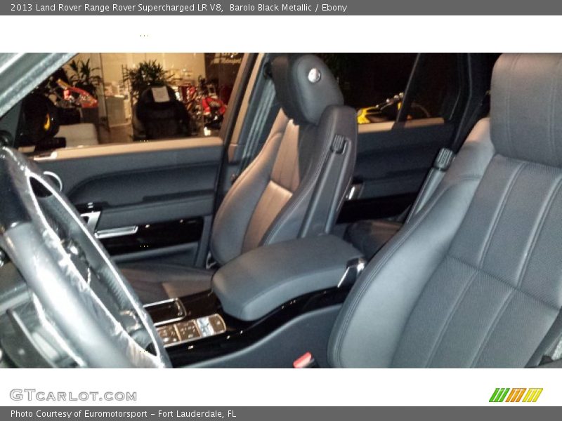 Barolo Black Metallic / Ebony 2013 Land Rover Range Rover Supercharged LR V8