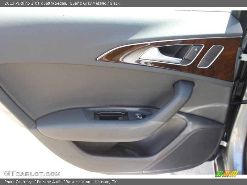 Quartz Gray Metallic / Black 2013 Audi A6 2.0T quattro Sedan