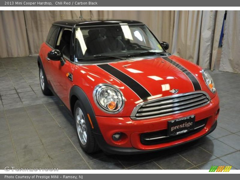 Chili Red / Carbon Black 2013 Mini Cooper Hardtop