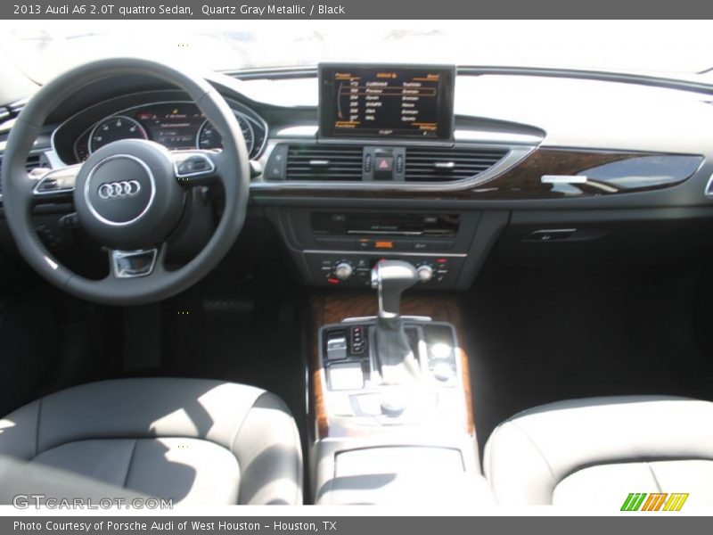 Quartz Gray Metallic / Black 2013 Audi A6 2.0T quattro Sedan