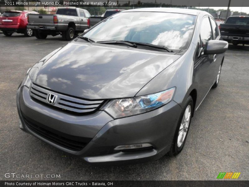 Polished Metal Metallic / Gray 2011 Honda Insight Hybrid EX