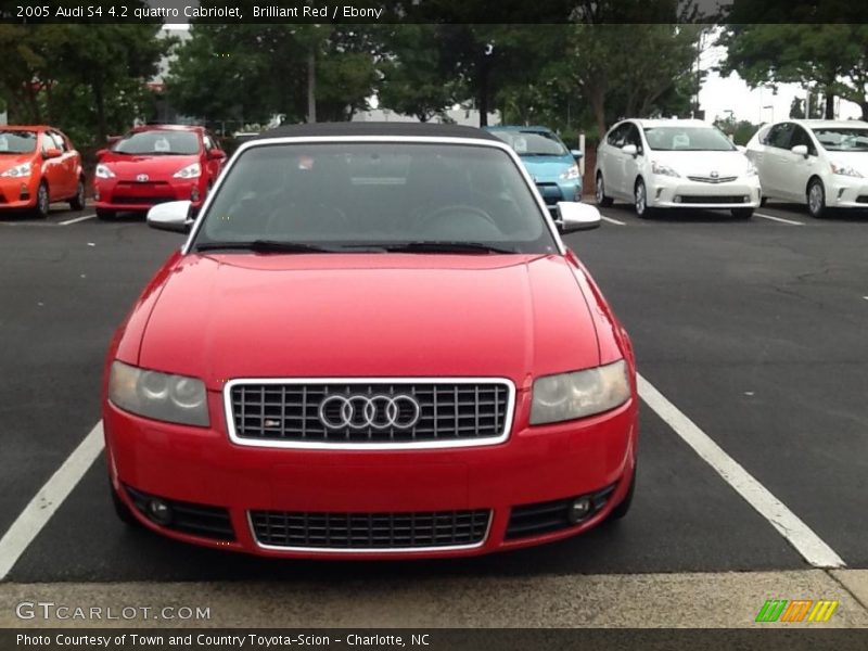 Brilliant Red / Ebony 2005 Audi S4 4.2 quattro Cabriolet