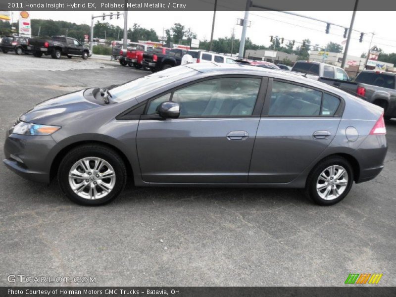 Polished Metal Metallic / Gray 2011 Honda Insight Hybrid EX