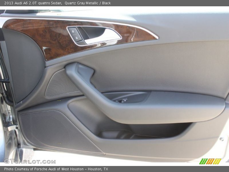 Quartz Gray Metallic / Black 2013 Audi A6 2.0T quattro Sedan