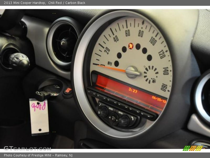 Chili Red / Carbon Black 2013 Mini Cooper Hardtop