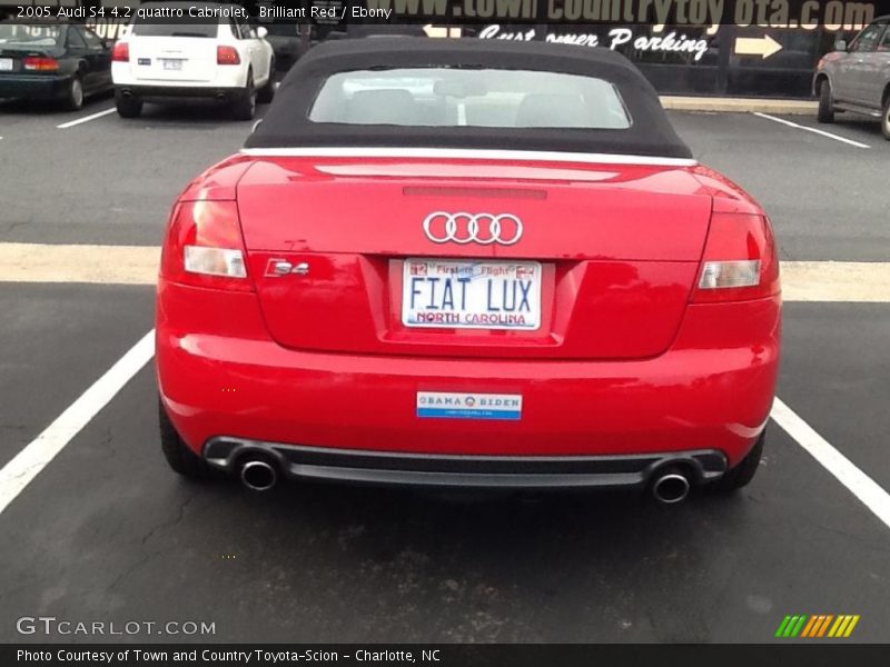 Brilliant Red / Ebony 2005 Audi S4 4.2 quattro Cabriolet