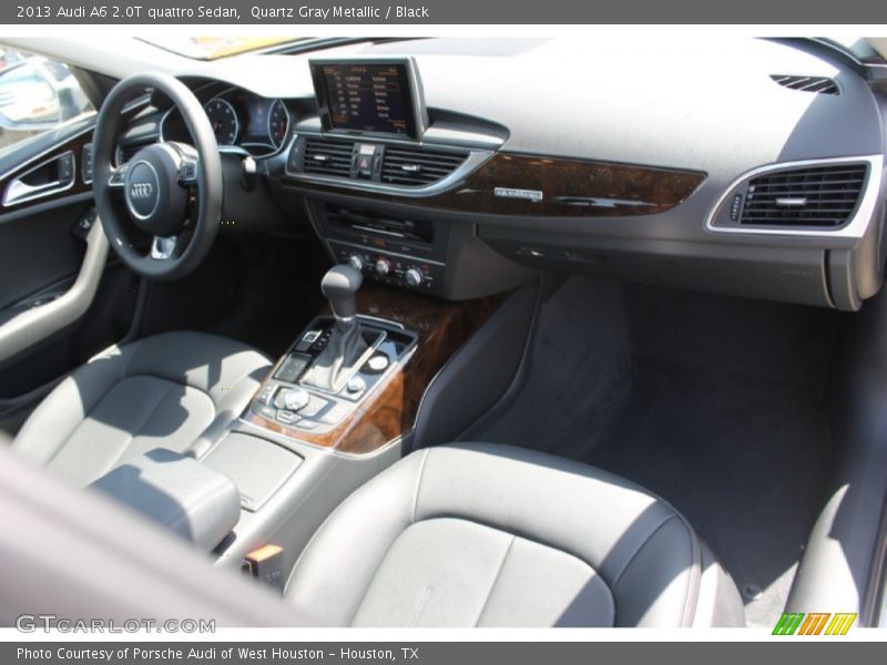 Quartz Gray Metallic / Black 2013 Audi A6 2.0T quattro Sedan