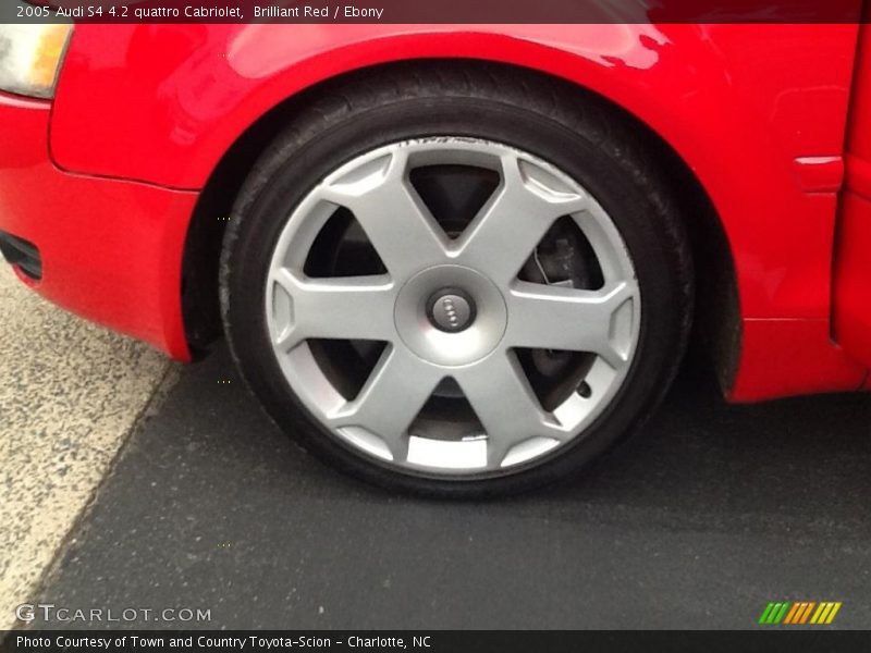 Brilliant Red / Ebony 2005 Audi S4 4.2 quattro Cabriolet