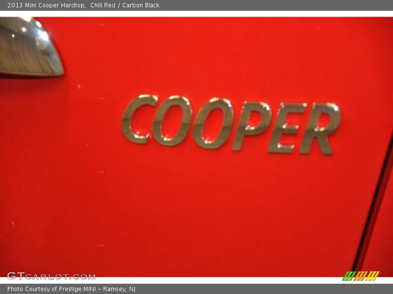 Chili Red / Carbon Black 2013 Mini Cooper Hardtop