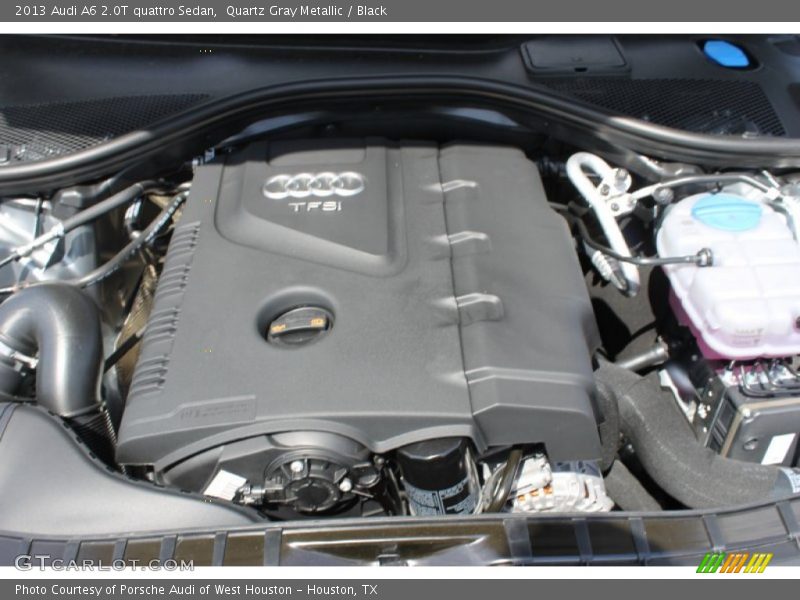 Quartz Gray Metallic / Black 2013 Audi A6 2.0T quattro Sedan