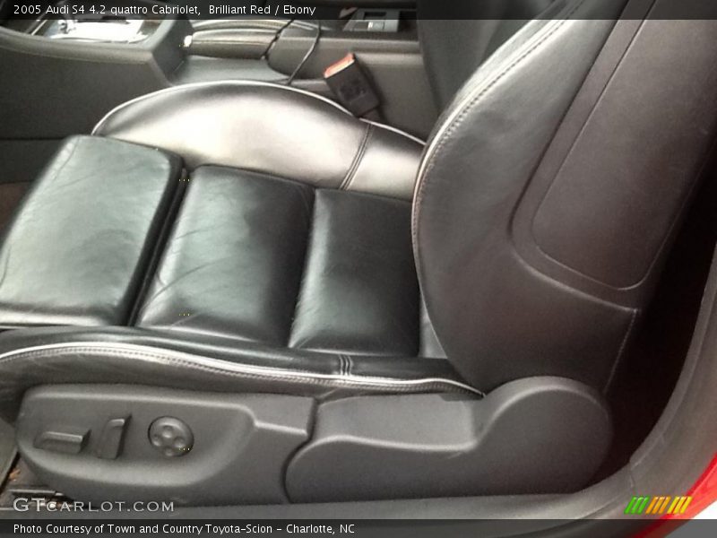 Brilliant Red / Ebony 2005 Audi S4 4.2 quattro Cabriolet