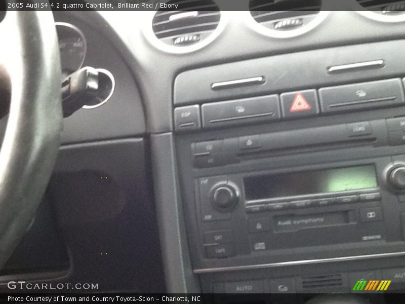 Brilliant Red / Ebony 2005 Audi S4 4.2 quattro Cabriolet
