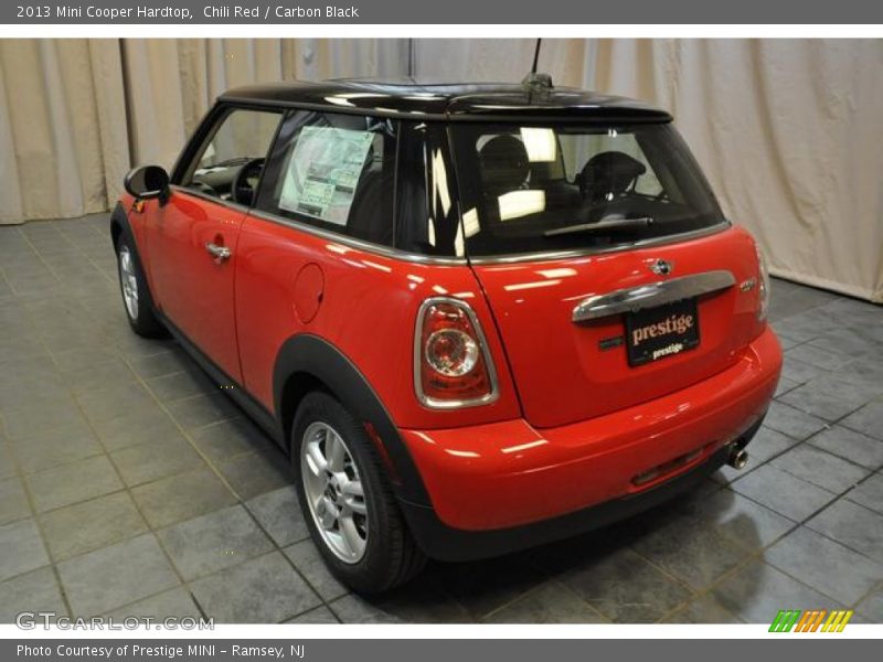 Chili Red / Carbon Black 2013 Mini Cooper Hardtop
