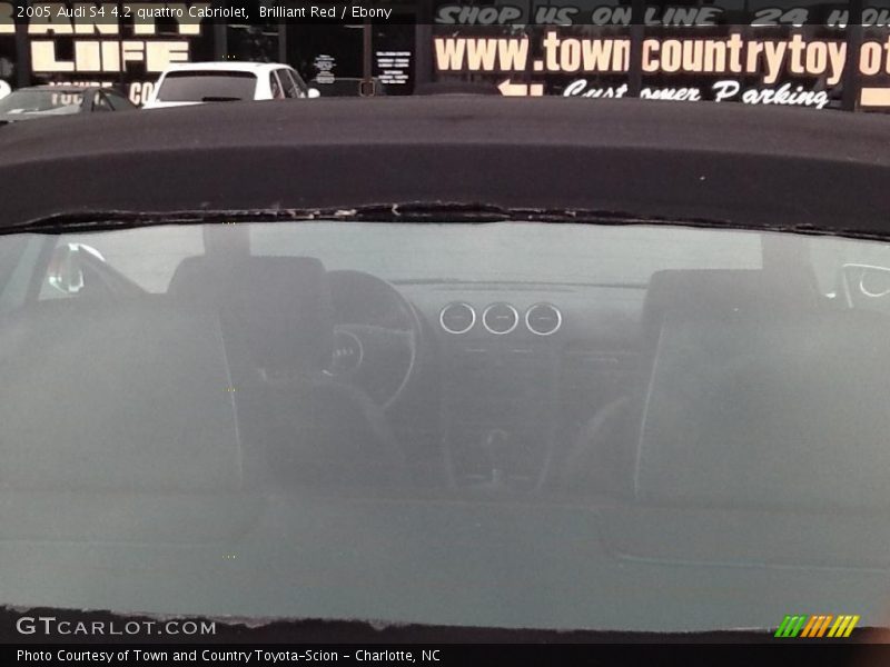 Brilliant Red / Ebony 2005 Audi S4 4.2 quattro Cabriolet
