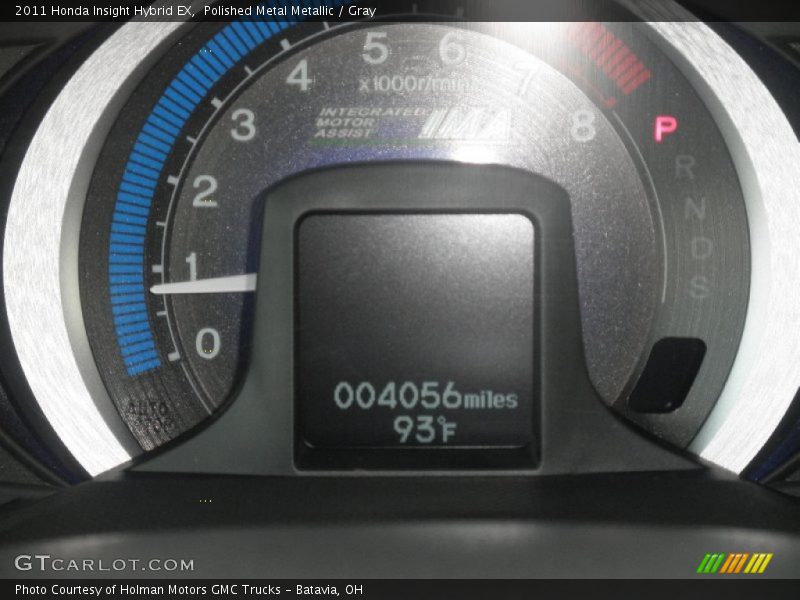 Polished Metal Metallic / Gray 2011 Honda Insight Hybrid EX