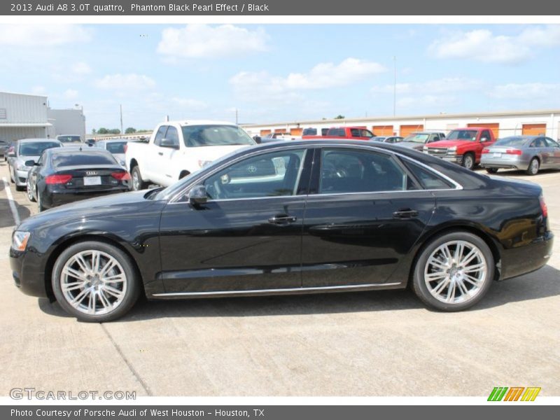 Phantom Black Pearl Effect / Black 2013 Audi A8 3.0T quattro