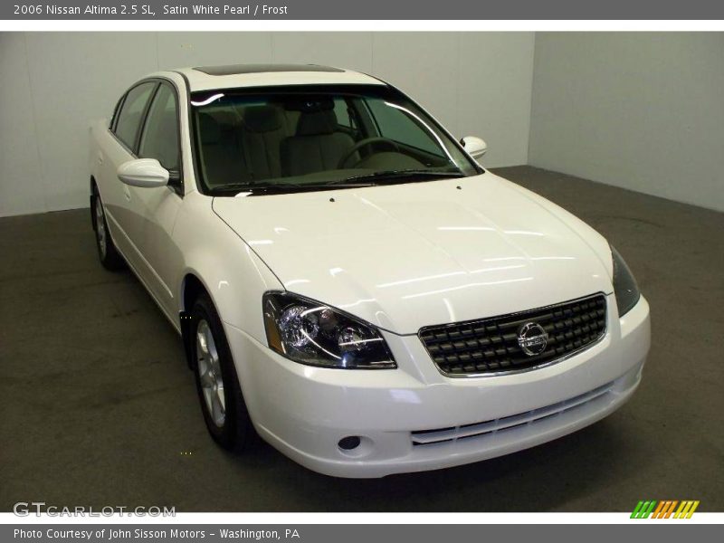 Satin White Pearl / Frost 2006 Nissan Altima 2.5 SL