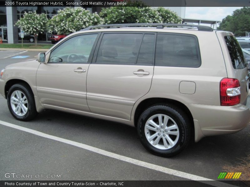 Sonora Gold Metallic / Ivory Beige 2006 Toyota Highlander Hybrid