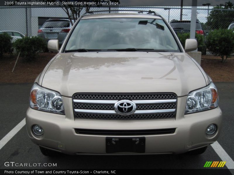 Sonora Gold Metallic / Ivory Beige 2006 Toyota Highlander Hybrid
