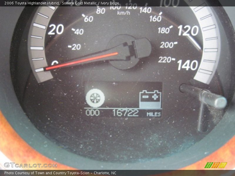 Sonora Gold Metallic / Ivory Beige 2006 Toyota Highlander Hybrid