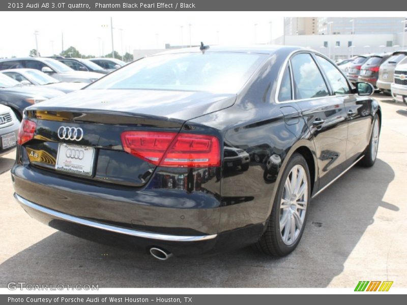 Phantom Black Pearl Effect / Black 2013 Audi A8 3.0T quattro