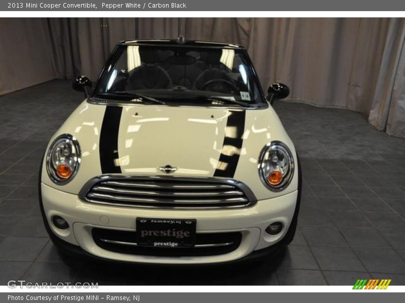 Pepper White / Carbon Black 2013 Mini Cooper Convertible