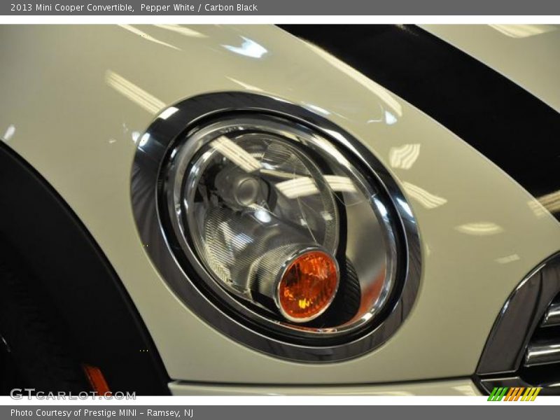 Pepper White / Carbon Black 2013 Mini Cooper Convertible