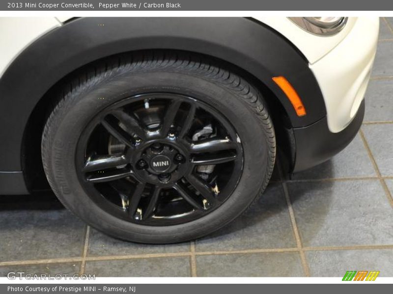 Pepper White / Carbon Black 2013 Mini Cooper Convertible