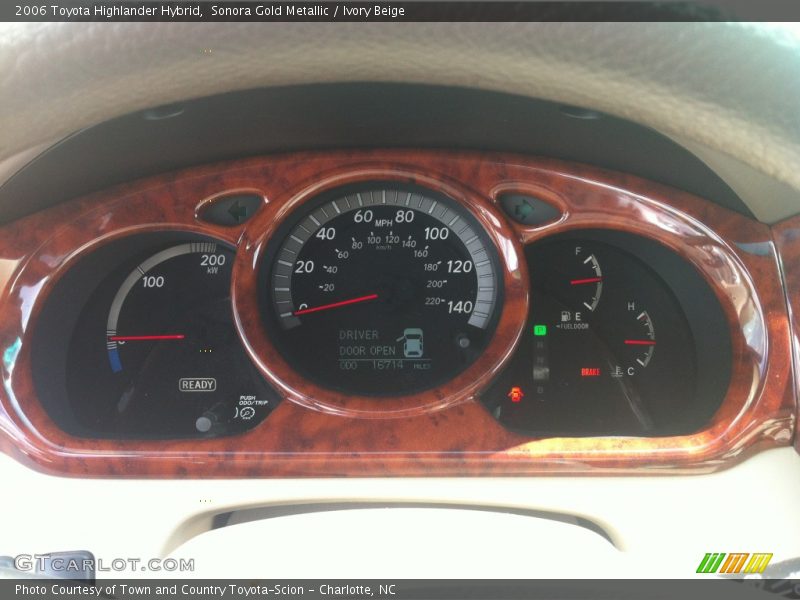 Sonora Gold Metallic / Ivory Beige 2006 Toyota Highlander Hybrid