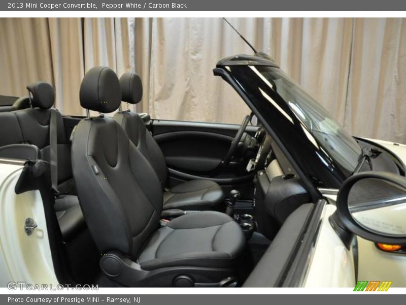 Pepper White / Carbon Black 2013 Mini Cooper Convertible