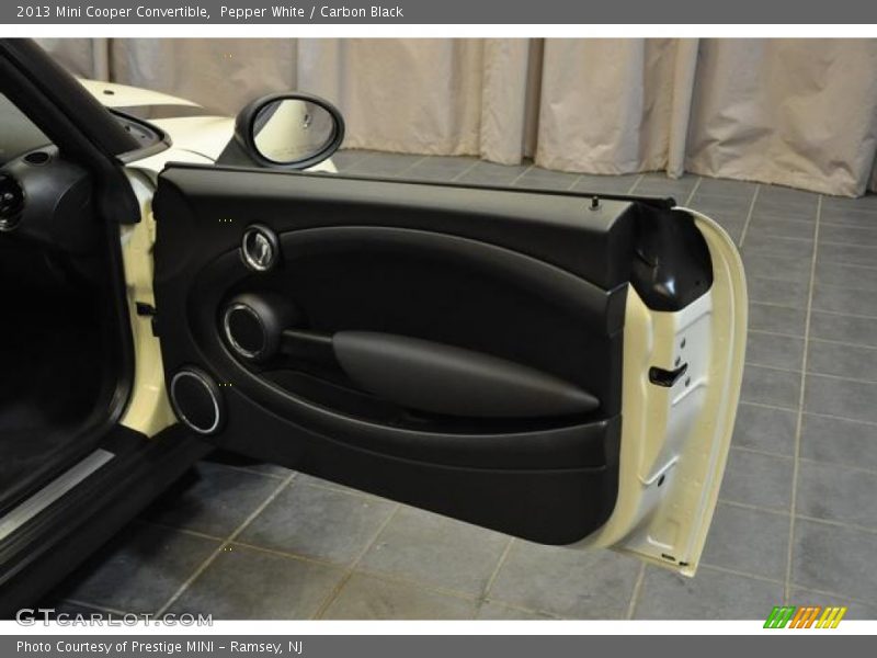 Pepper White / Carbon Black 2013 Mini Cooper Convertible