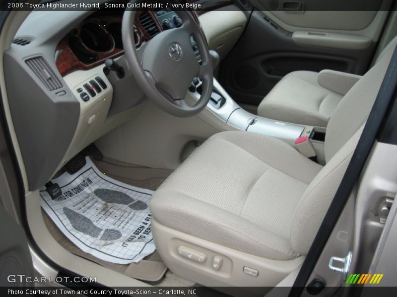 Sonora Gold Metallic / Ivory Beige 2006 Toyota Highlander Hybrid