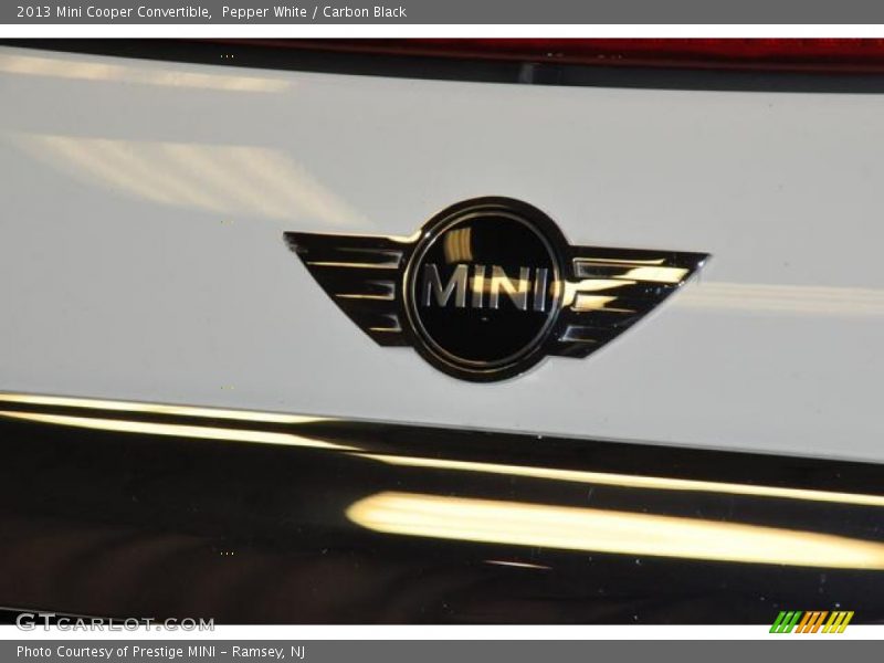Pepper White / Carbon Black 2013 Mini Cooper Convertible