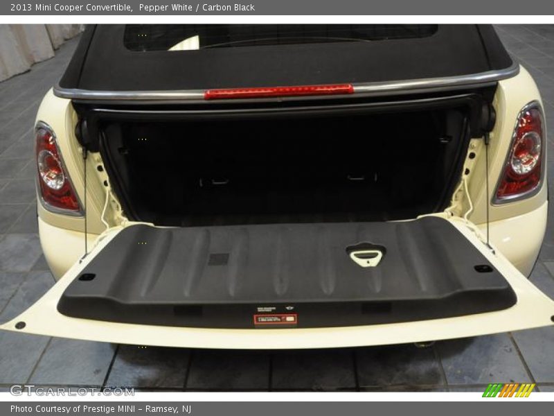 Pepper White / Carbon Black 2013 Mini Cooper Convertible