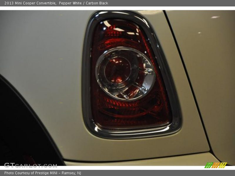 Pepper White / Carbon Black 2013 Mini Cooper Convertible