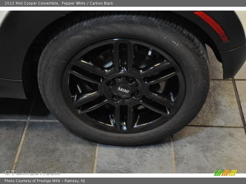 Pepper White / Carbon Black 2013 Mini Cooper Convertible
