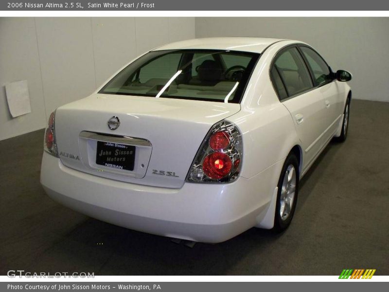 Satin White Pearl / Frost 2006 Nissan Altima 2.5 SL
