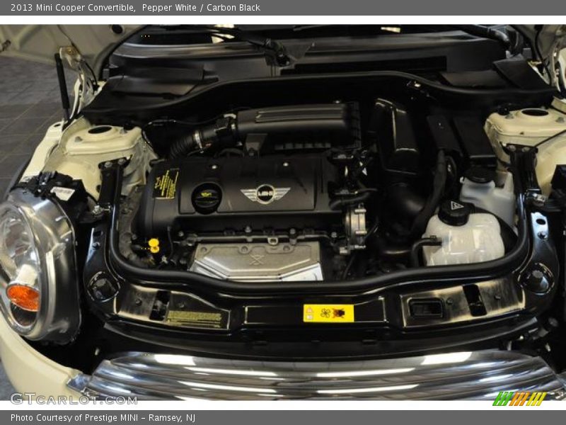 Pepper White / Carbon Black 2013 Mini Cooper Convertible
