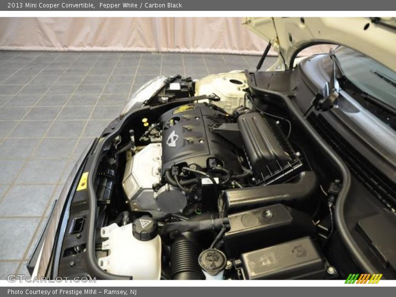 Pepper White / Carbon Black 2013 Mini Cooper Convertible
