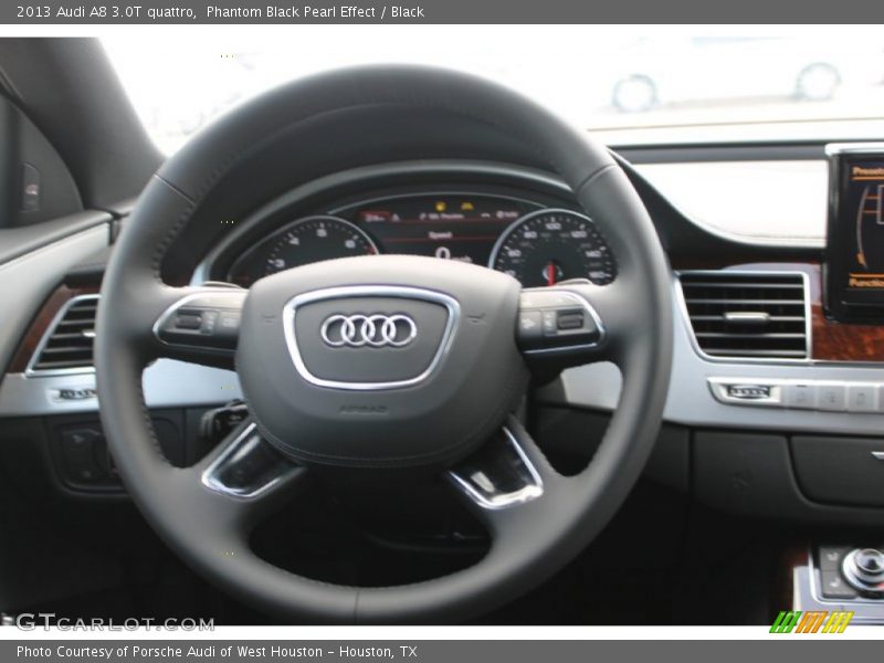 Phantom Black Pearl Effect / Black 2013 Audi A8 3.0T quattro