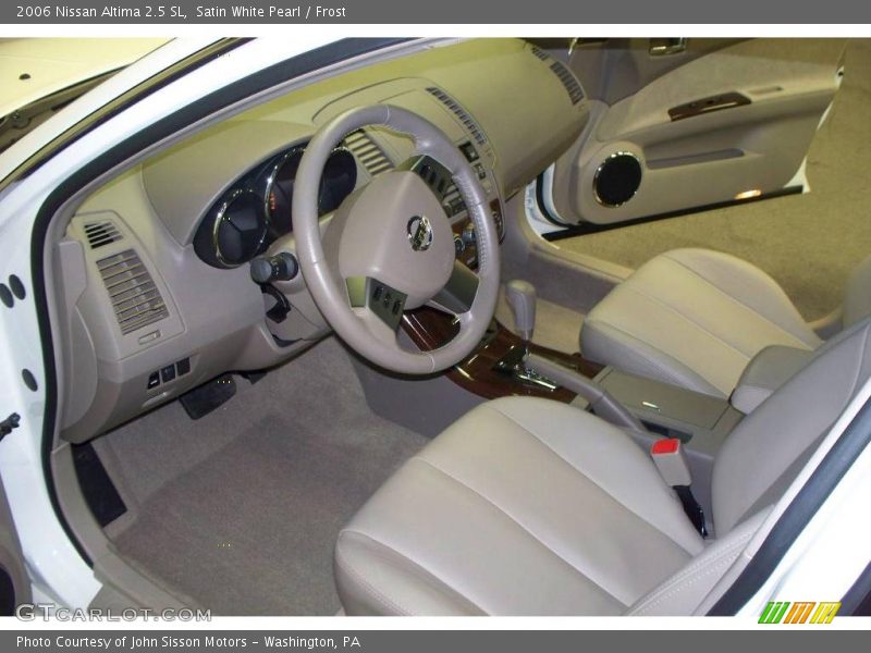 Satin White Pearl / Frost 2006 Nissan Altima 2.5 SL