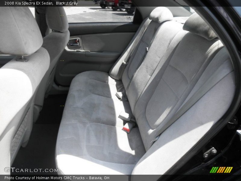 Black / Gray 2008 Kia Spectra EX Sedan