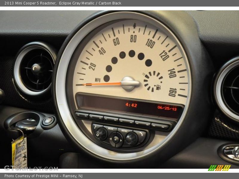 Eclipse Gray Metallic / Carbon Black 2013 Mini Cooper S Roadster